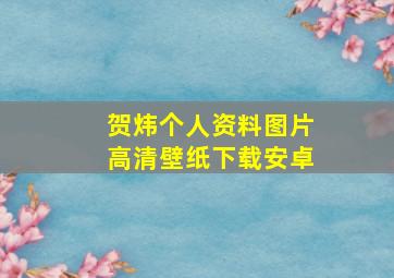 贺炜个人资料图片高清壁纸下载安卓