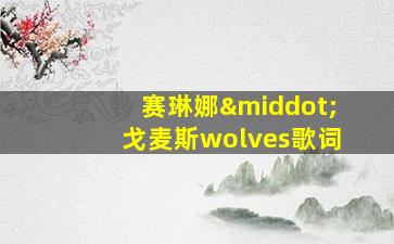 赛琳娜·戈麦斯wolves歌词