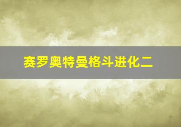 赛罗奥特曼格斗进化二