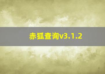 赤狐查询v3.1.2