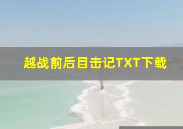 越战前后目击记TXT下载