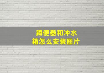 蹲便器和冲水箱怎么安装图片