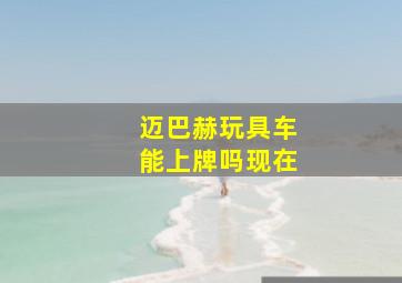 迈巴赫玩具车能上牌吗现在