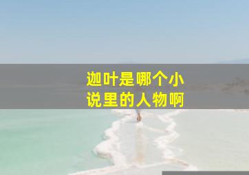 迦叶是哪个小说里的人物啊