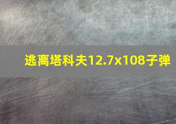 逃离塔科夫12.7x108子弹