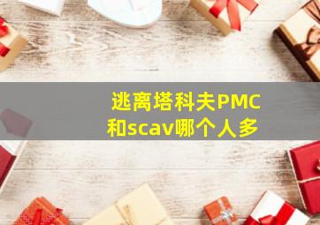 逃离塔科夫PMC和scav哪个人多