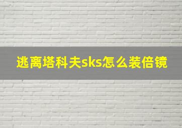 逃离塔科夫sks怎么装倍镜