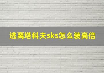 逃离塔科夫sks怎么装高倍