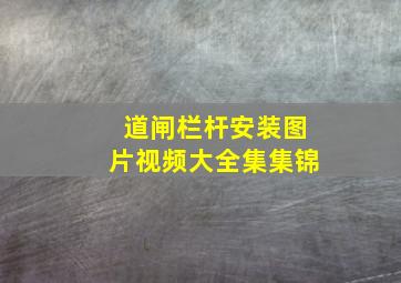 道闸栏杆安装图片视频大全集集锦