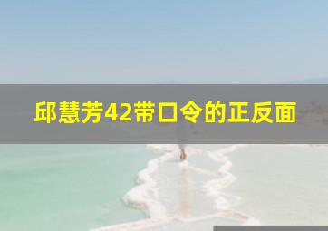 邱慧芳42带口令的正反面