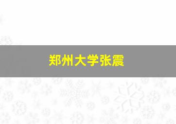 郑州大学张震