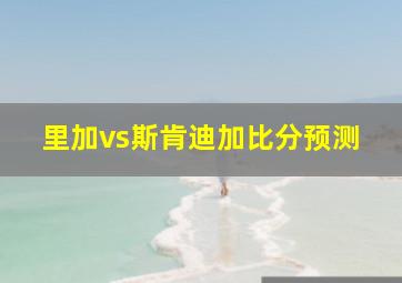 里加vs斯肯迪加比分预测