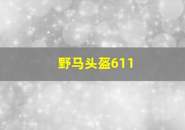 野马头盔611