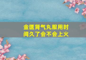 金匮肾气丸服用时间久了会不会上火