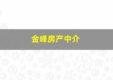 金峰房产中介