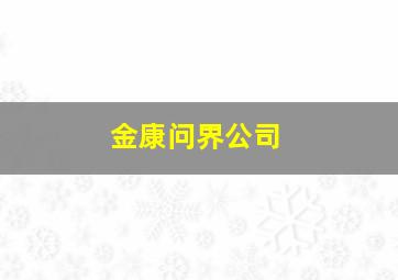 金康问界公司