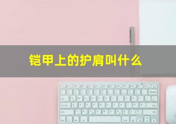 铠甲上的护肩叫什么