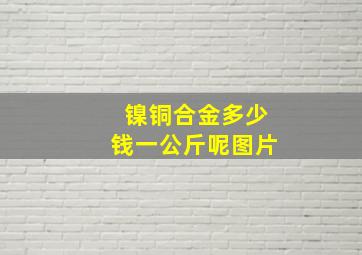 镍铜合金多少钱一公斤呢图片