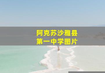 阿克苏沙雅县第一中学图片