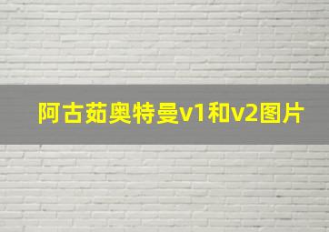 阿古茹奥特曼v1和v2图片