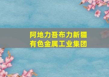 阿地力吾布力新疆有色金属工业集团