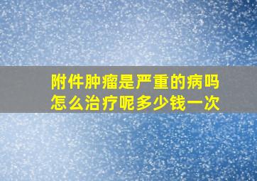 附件肿瘤是严重的病吗怎么治疗呢多少钱一次