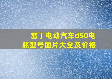 雷丁电动汽车d50电瓶型号图片大全及价格