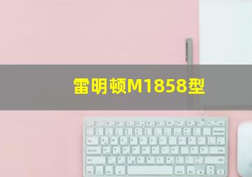 雷明顿M1858型