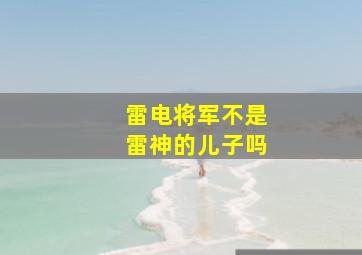 雷电将军不是雷神的儿子吗