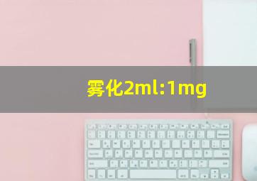 雾化2ml:1mg