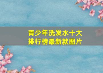 青少年洗发水十大排行榜最新款图片