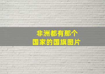 非洲都有那个国家的国旗图片