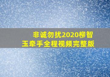 非诚勿扰2020柳智玉牵手全程视频完整版