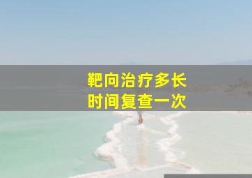 靶向治疗多长时间复查一次