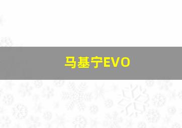 马基宁EVO