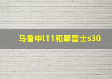 马鲁申l11和摩雷士s30