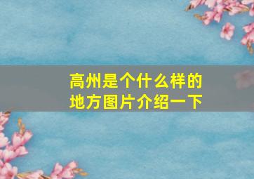 高州是个什么样的地方图片介绍一下