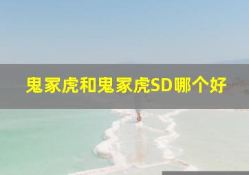 鬼冢虎和鬼冢虎SD哪个好