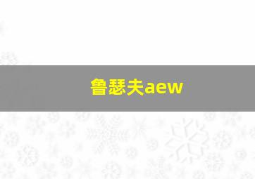 鲁瑟夫aew