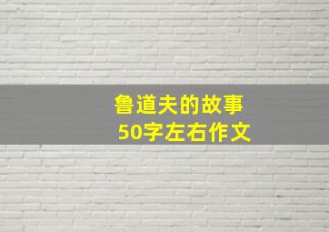 鲁道夫的故事50字左右作文