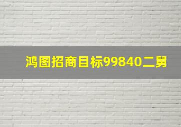 鸿图招商目标99840二舅