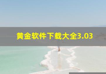 黄金软件下载大全3.03