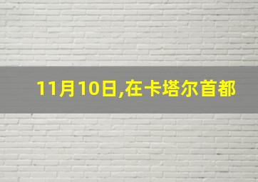 11月10日,在卡塔尔首都