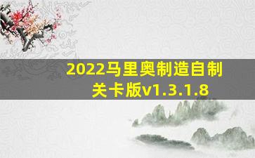 2022马里奥制造自制关卡版v1.3.1.8