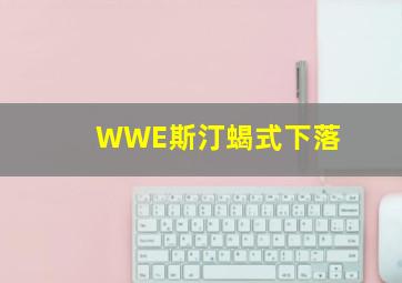 WWE斯汀蝎式下落