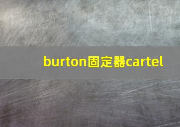 burton固定器cartel