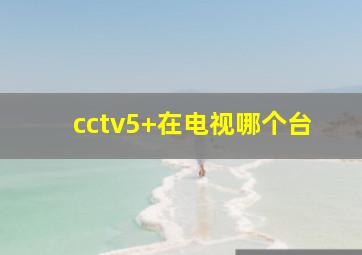 cctv5+在电视哪个台