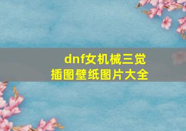 dnf女机械三觉插图壁纸图片大全