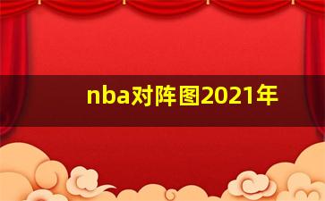 nba对阵图2021年