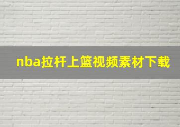 nba拉杆上篮视频素材下载